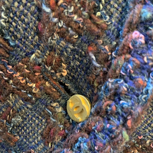 Chanel Classic Boucle Skirt Suit Jacket 38 Bust 40 - Picture 11 of 16